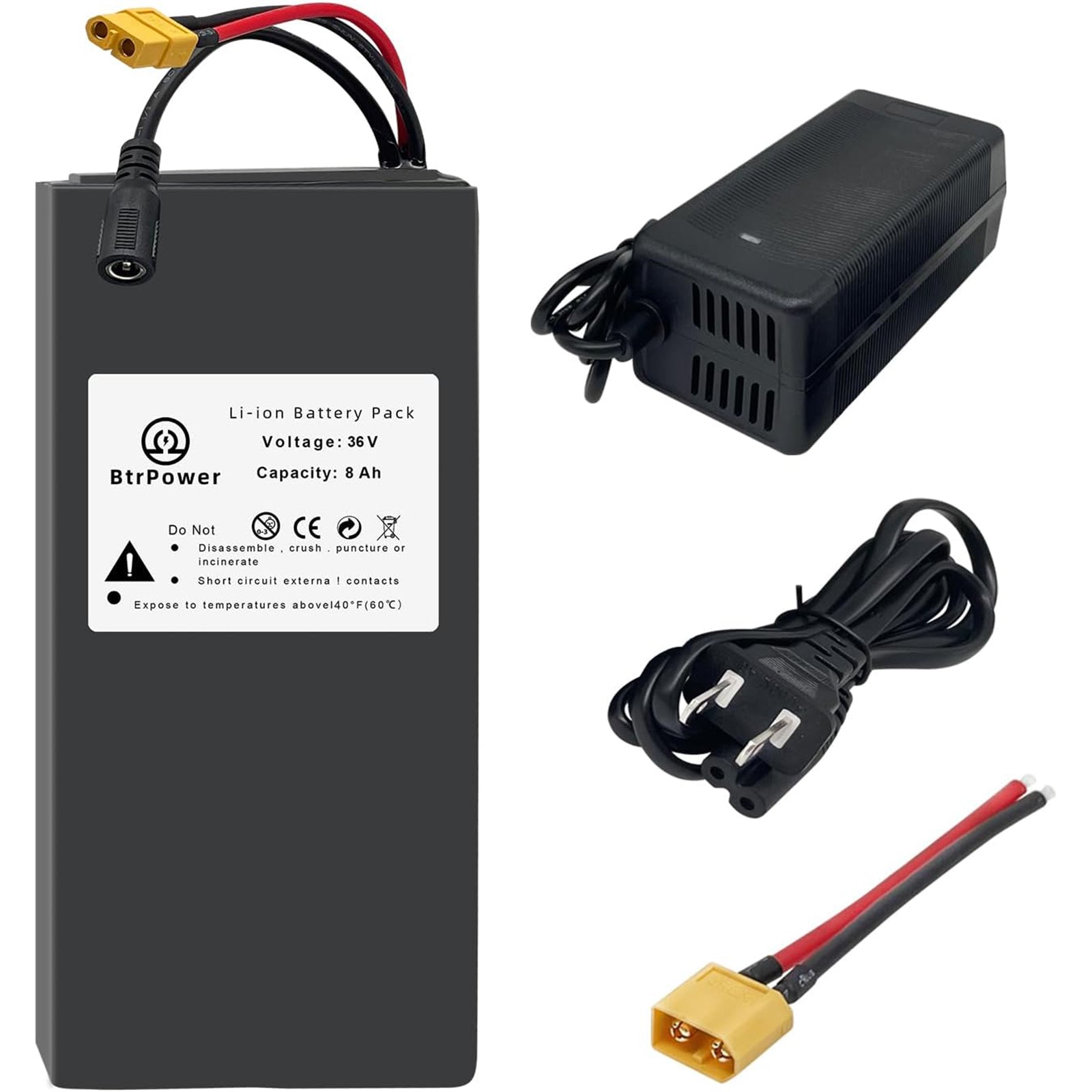 thumbnail image 2 of 36V Ebike Lithium Battery - Choose 8AH/10AH/14AH/20AH + 2A Charger Included 2 of 6
