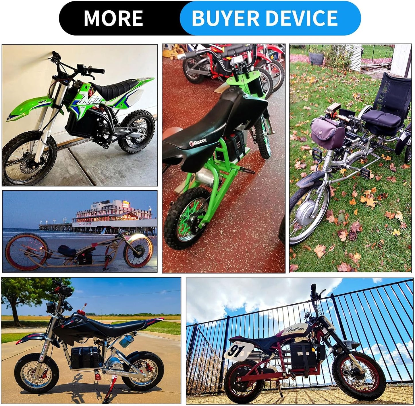 BtrPower Ebike Battery 72V 50AH Lithium LiFePO4 Battery Pack with 80A BMS,5A Charger