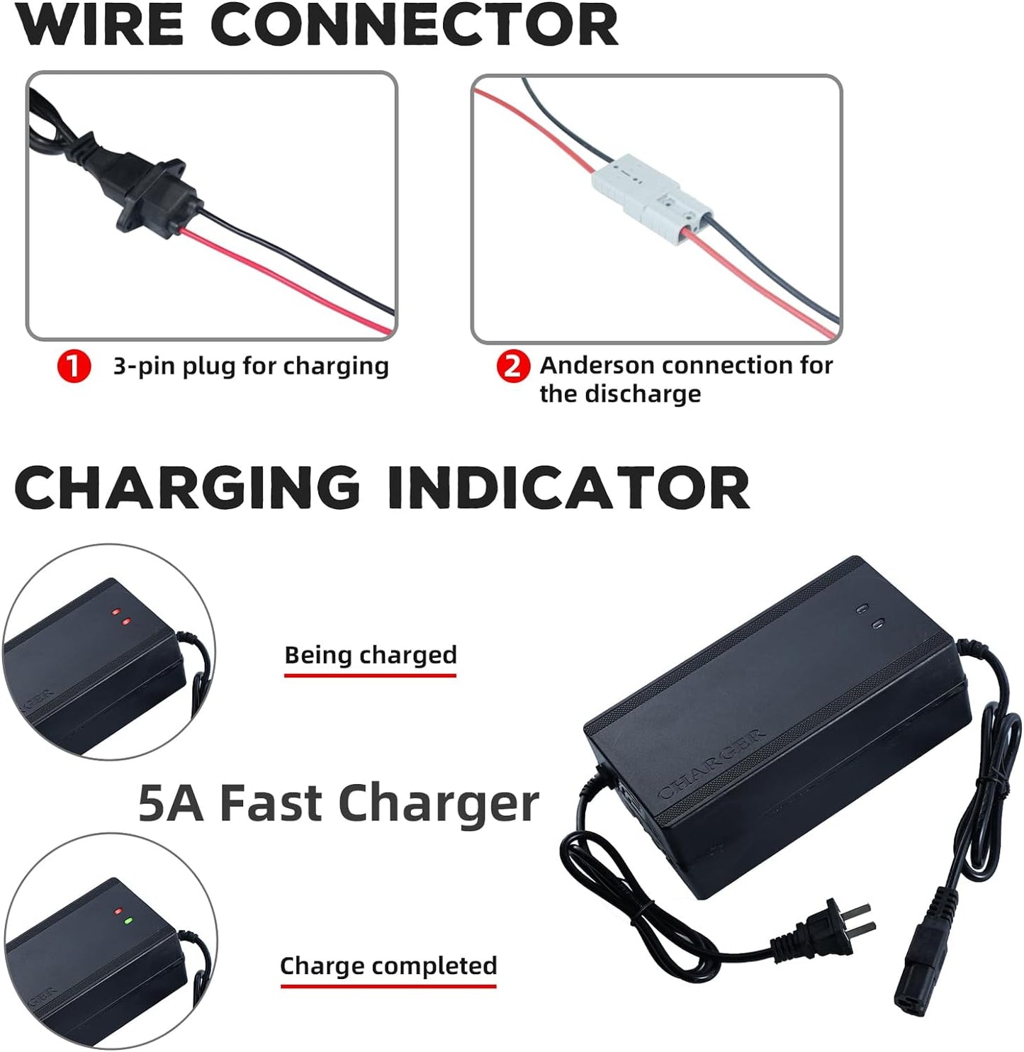Second-hand 72V 30AH LiFePO4 Battery Pack with 5A Charger 50A BMS