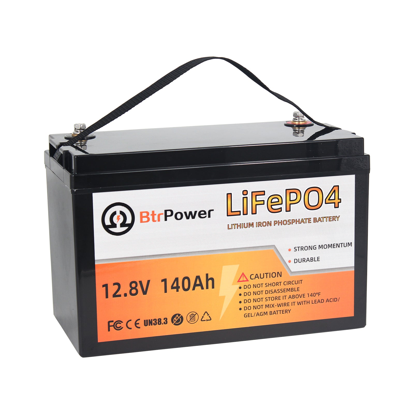 12V 55Ah LiFePO4 Lithium Iron Phosphate Deep Cycle Battery