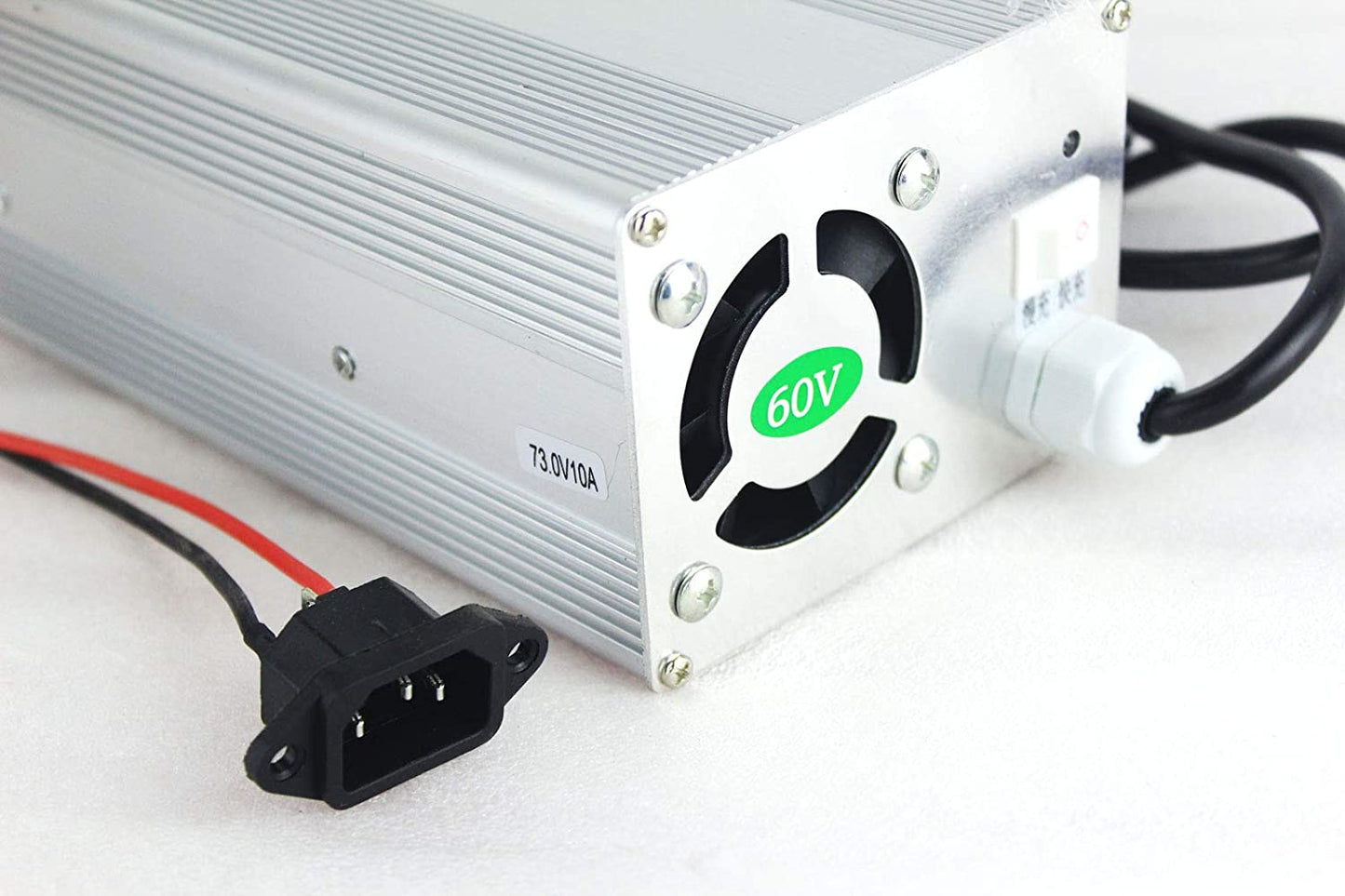 BtrPower 60V 10A Lithium Battery Charger for 20S LiFePO4 Battery Pack