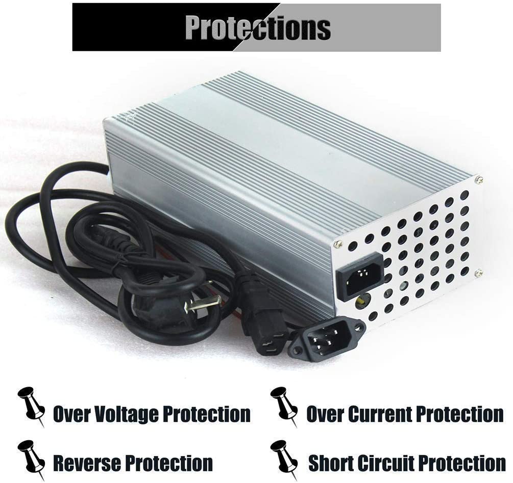 BtrPower 60V 10A Lithium Battery Charger for 20S LiFePO4 Battery Pack