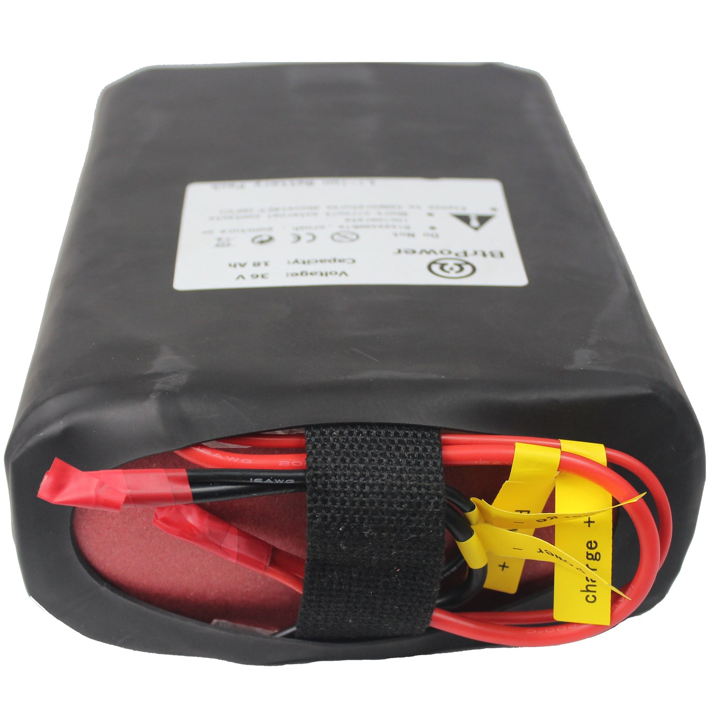 BtrPower Ebike Battery 36V 18AH Li-ion Battery Pack with 3A Charger, 30A BMS