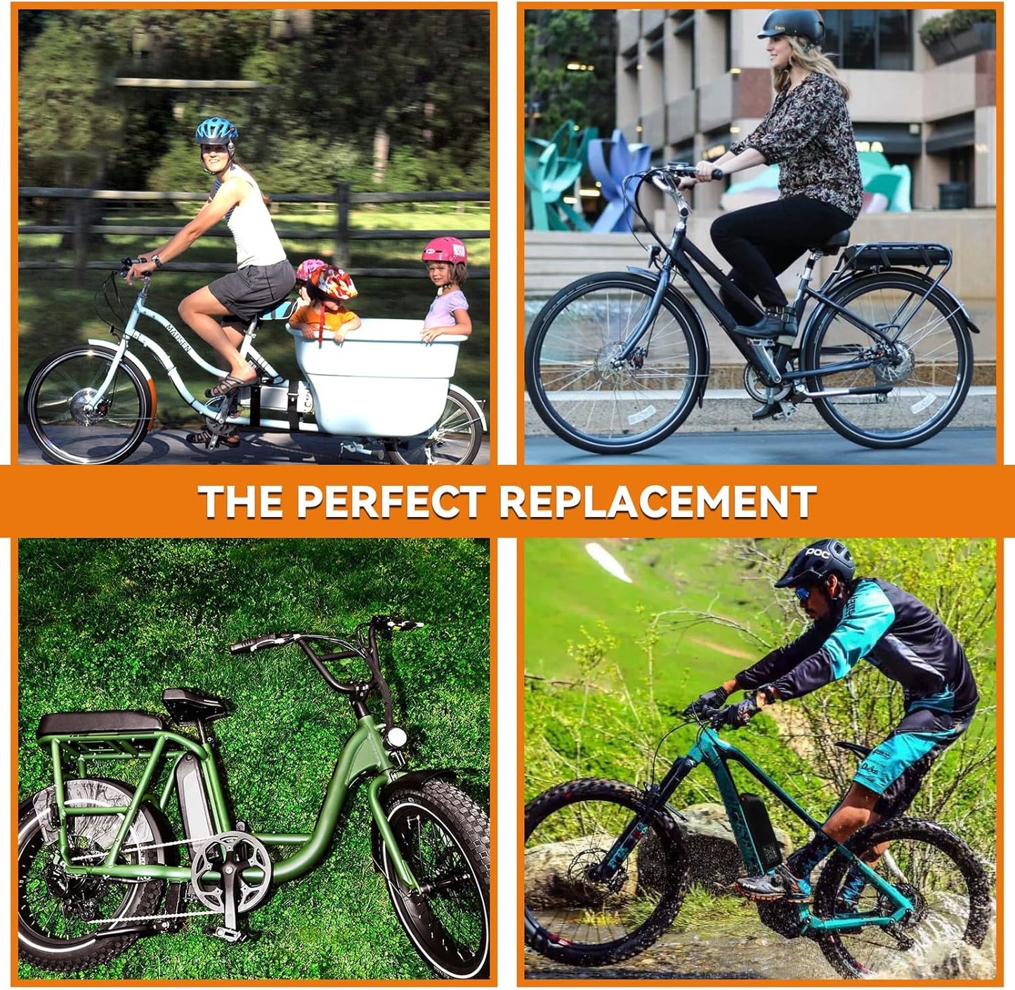 LGECOLFP 5-Pins 48V 20Ah Hailong Ebike Battery Replacement Lithium ion Battery with USB Port for 1000W Electric Bike