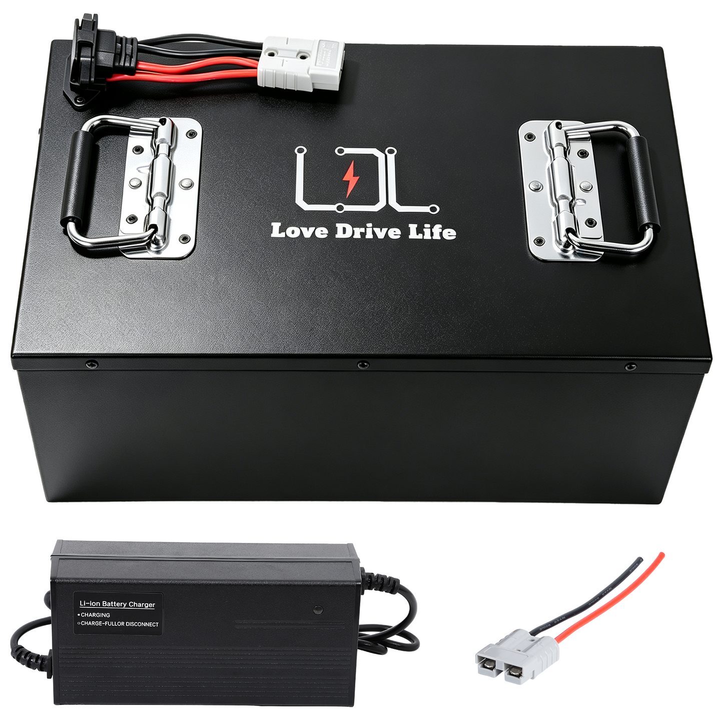 60V Ebike Battery 50Ah Lithium Li-ion Battery with 50A BMS for 0-3000W Electric Bike Scooter
