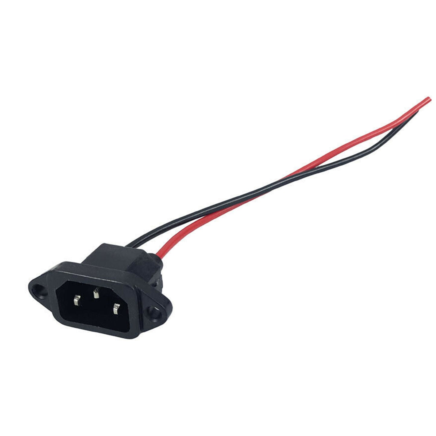 Conector de tres agujeros para el cargador de batería de la bicicleta de Ebike Conector de 3 agujeros