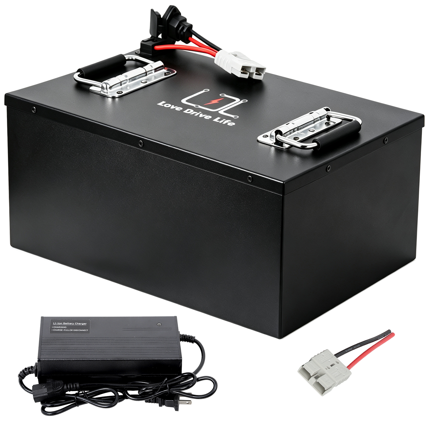 60V Ebike Battery 50Ah Lithium Li-ion Battery with 50A BMS for 0-3000W Electric Bike Scooter