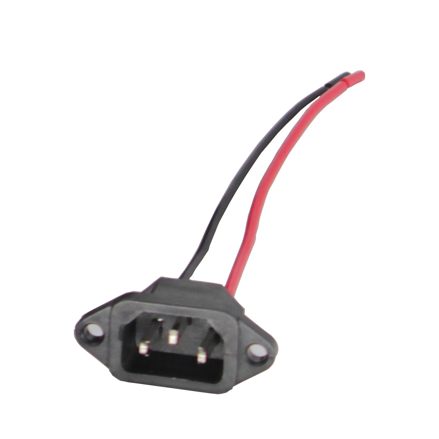 Conector de tres agujeros para el cargador de batería de la bicicleta de Ebike Conector de 3 agujeros