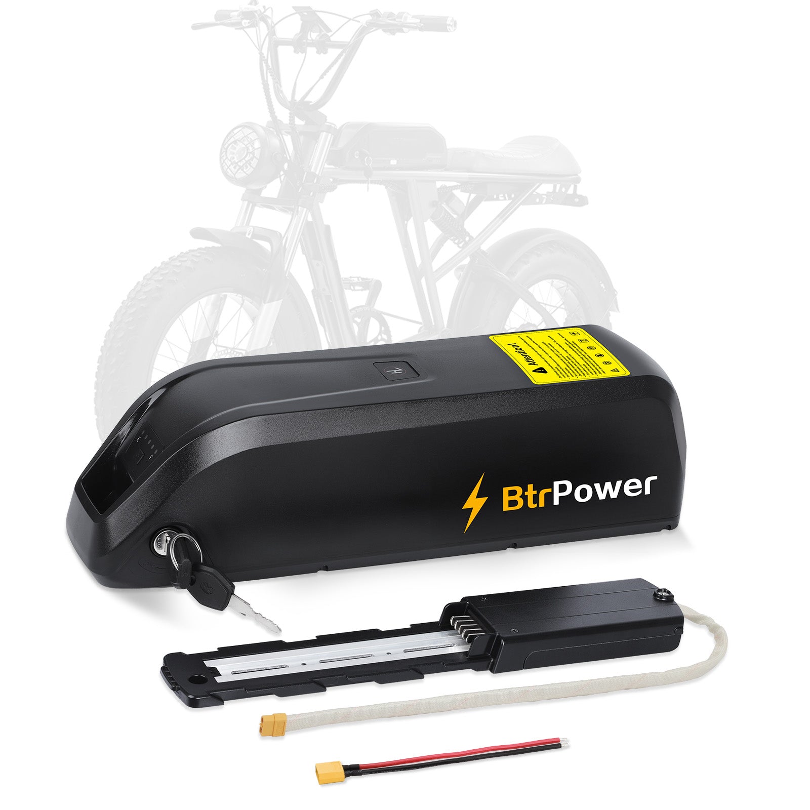 BtrPower 48V 15Ah Hailong Ebike Battery for Electric Bike Motor Lithiu