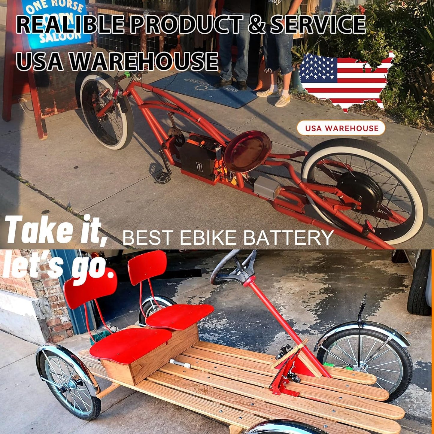 72v Ebike Battery 80Ah Lithium Li-ion 80A BMS for 5000W Electric Bike Scooter