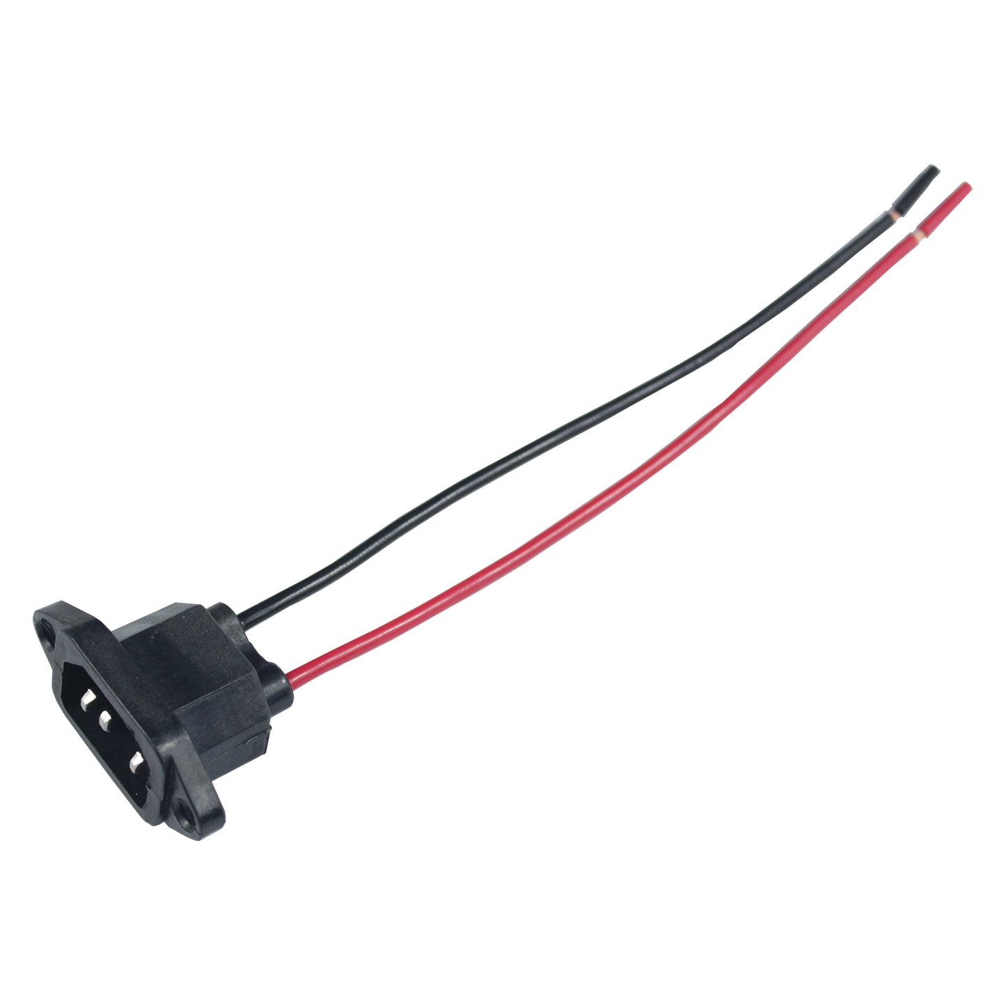 Conector de tres agujeros para el cargador de batería de la bicicleta de Ebike Conector de 3 agujeros