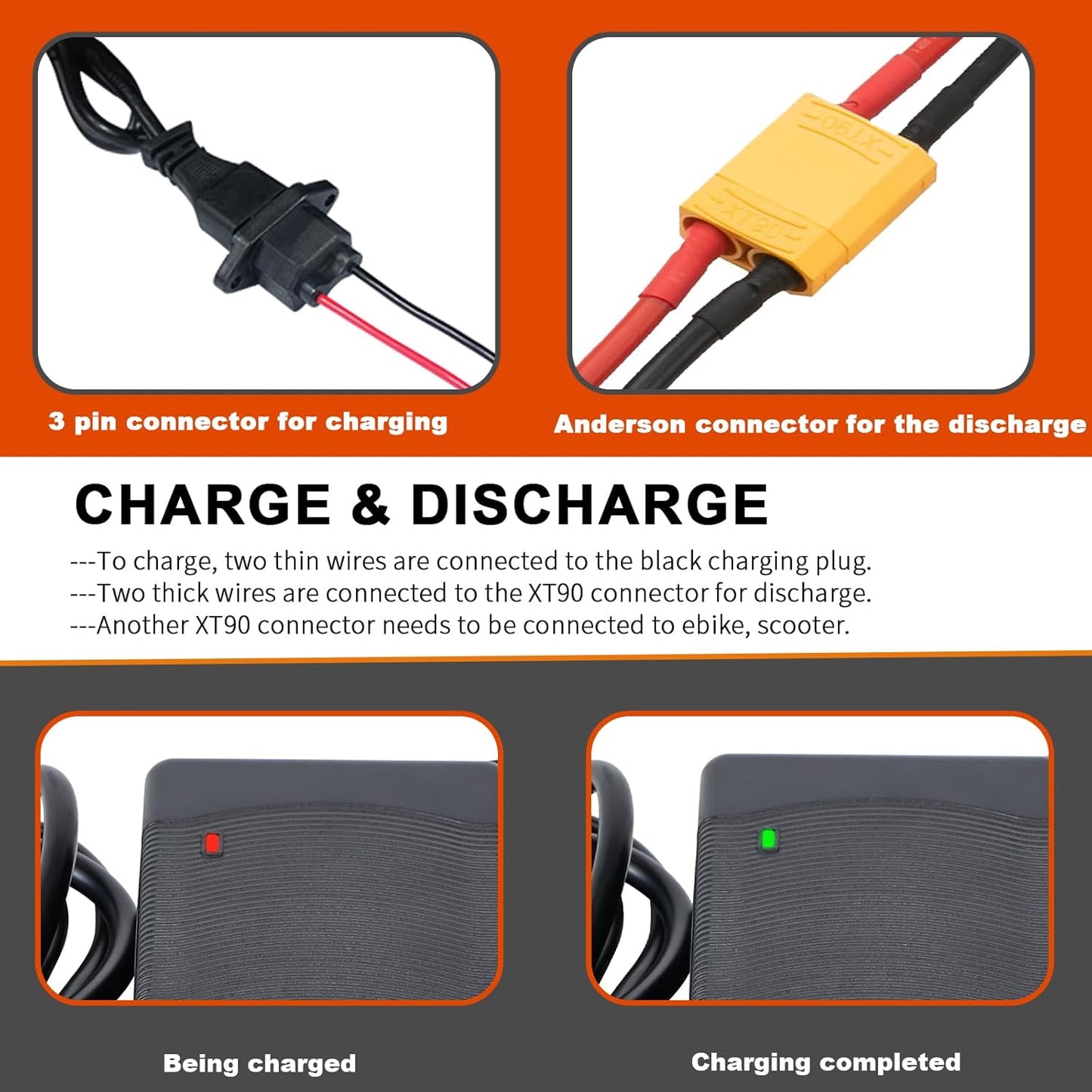 48v 18Ah Lifepo4 Ebike Battery Pack for 1000W Electric Bike Scooter with Charger