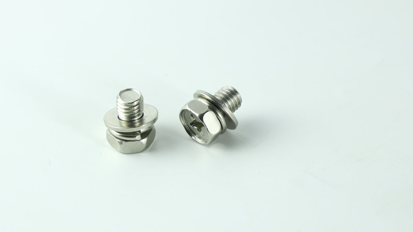 A Pair of M8 Screws for Batteries