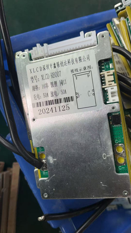 16S 1P Cells Lifepo4 Lithium Battery Pack Protection PCB BMS Board