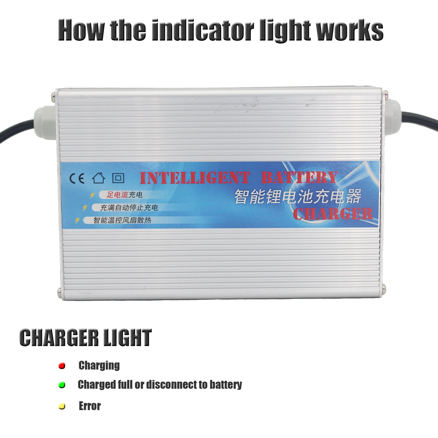 BtrPower 14.6V 10A Charger for 12V LiFePO4 Battery